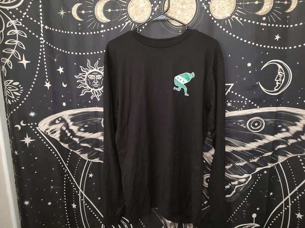 Image of Patch Holder Running Bottle Long sleeve Black..  