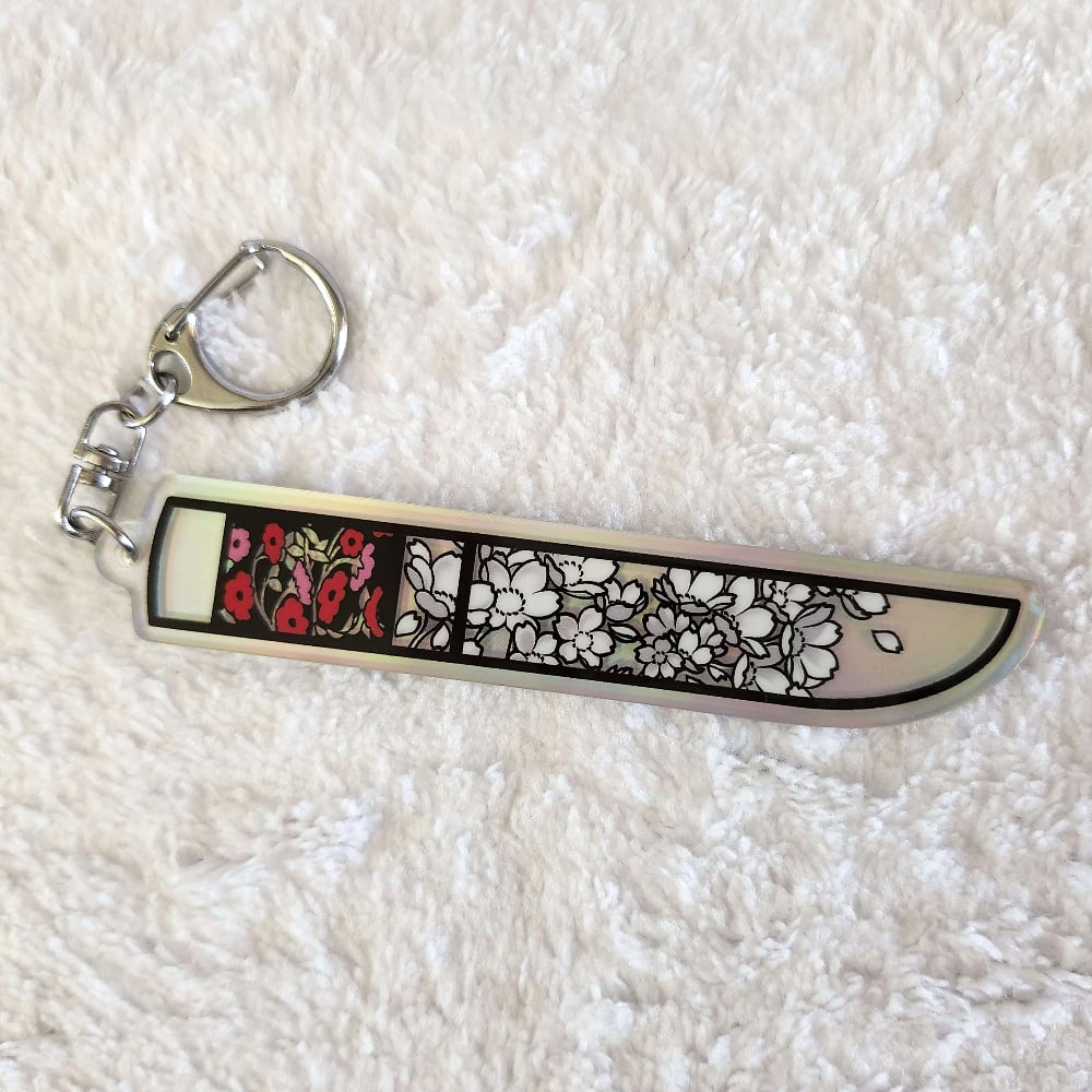 Holo Tantō Acrylic Charm - Pre-Order