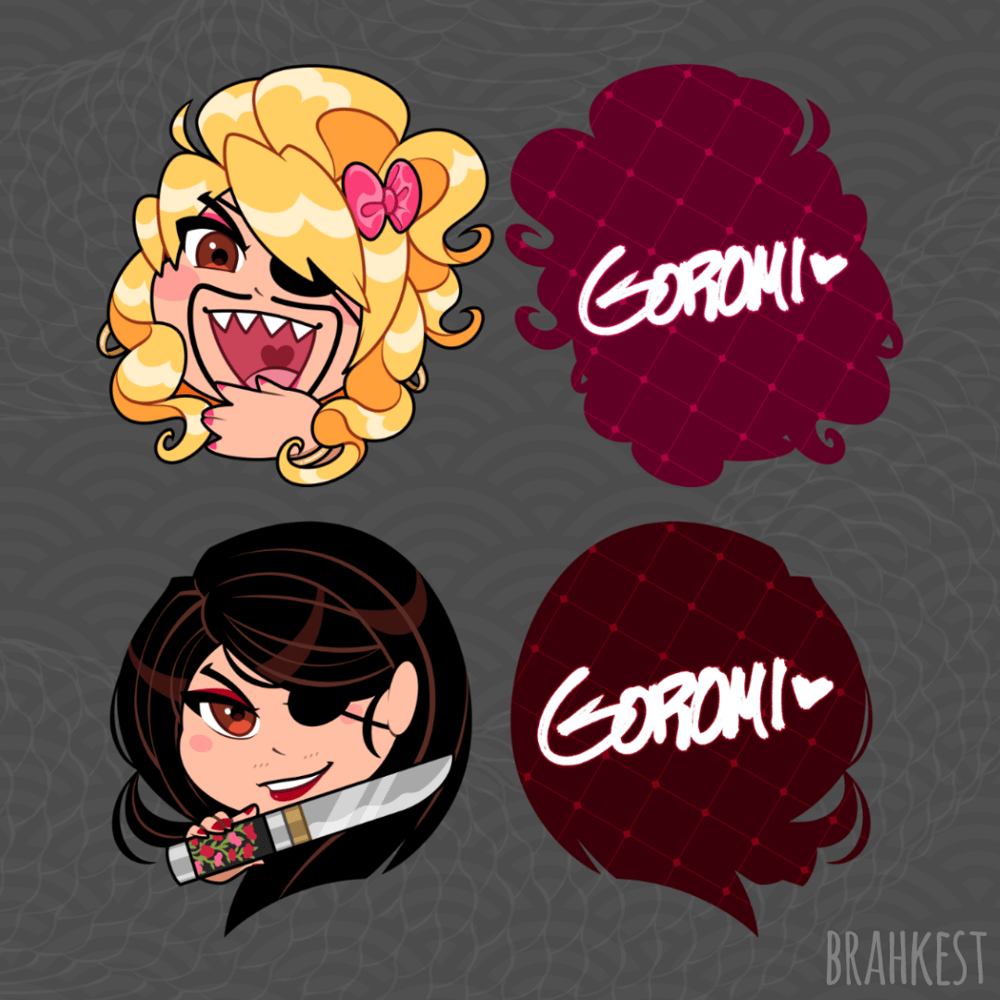 Chibi Goromi Acrylic Charms - Pre-Order