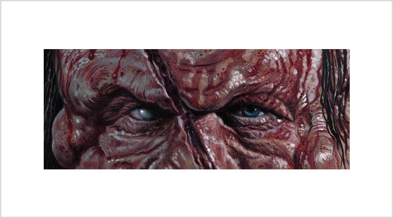 "Victor Crowley" - 9" x 5"  printers proof gicleé