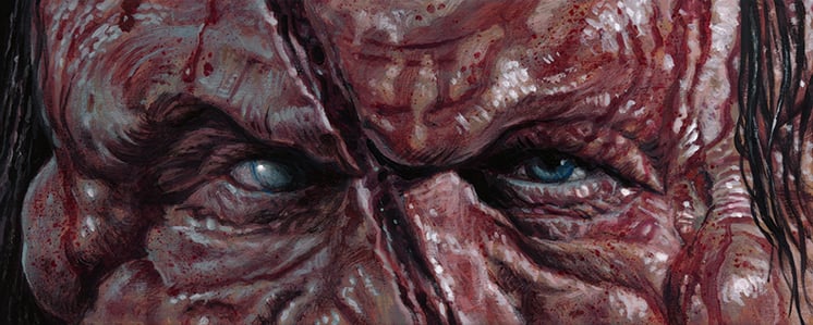 "Victor Crowley" - 9" x 5"  printers proof gicleé