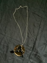 Image 4 of Bewitched Handmade Acrylic Necklace Witchcraft Alternative Jewellery Halloween 