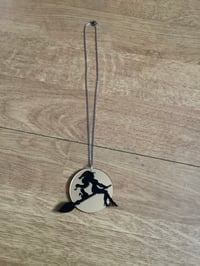 Image 2 of Bewitched Handmade Acrylic Necklace Witchcraft Alternative Jewellery Halloween 