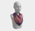 Silk Modal Bandana in the Color of Sunrise Image 2