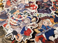 Image 1 of ✧ Dunmeshi Glitter Stickers ✧