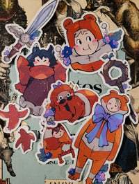 Image 2 of ✧ More Dunmeshi Stickers ✧ {GLITTER}