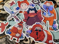 Image 1 of ✧ More Dunmeshi Stickers ✧ {GLITTER}