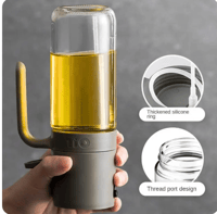 Oil spray bottle 250ml high borosilicate  glass  oil sprayer for air fryer kitchen
