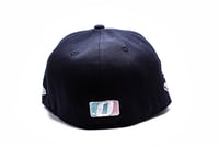 Image 2 of Icon Fitted Hat- NVY