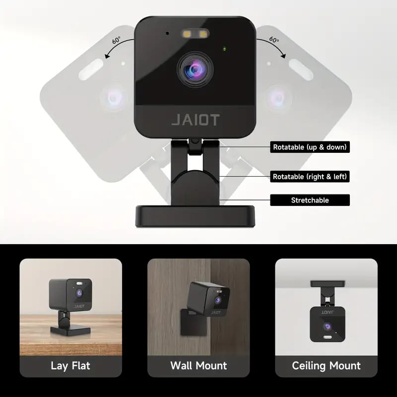 2MP Indoor Security Camera | Dual-Band WiFi, Night Vision, Motion Detection, Alexa Compatible