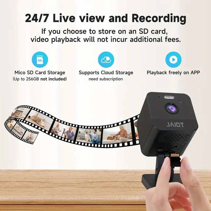 2MP Indoor Security Camera | Dual-Band WiFi, Night Vision, Motion Detection, Alexa Compatible