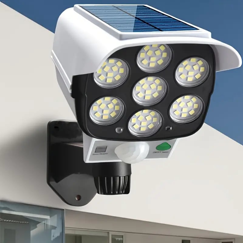 Wireless Solar Motion Sensor Light | LED Flood Light, Remote Control, Outdoor Security