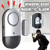 Wireless Door Window Alarm 3-Pack | Magnetic Sensor, 120 DB, Home Security, Batteries Included