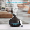 Large Room Essential Oil Diffuser | 18.6oz, Remote Control, Timer, 7 Colors