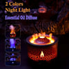 Volcanic Flame Cool Mist Humidifier | 12.17oz, 7 Colors, USB, Aroma Diffuser