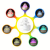 Flowing Water Humidifier | 3-in-1 Night Light, Aromatherapy, Desktop Fountain