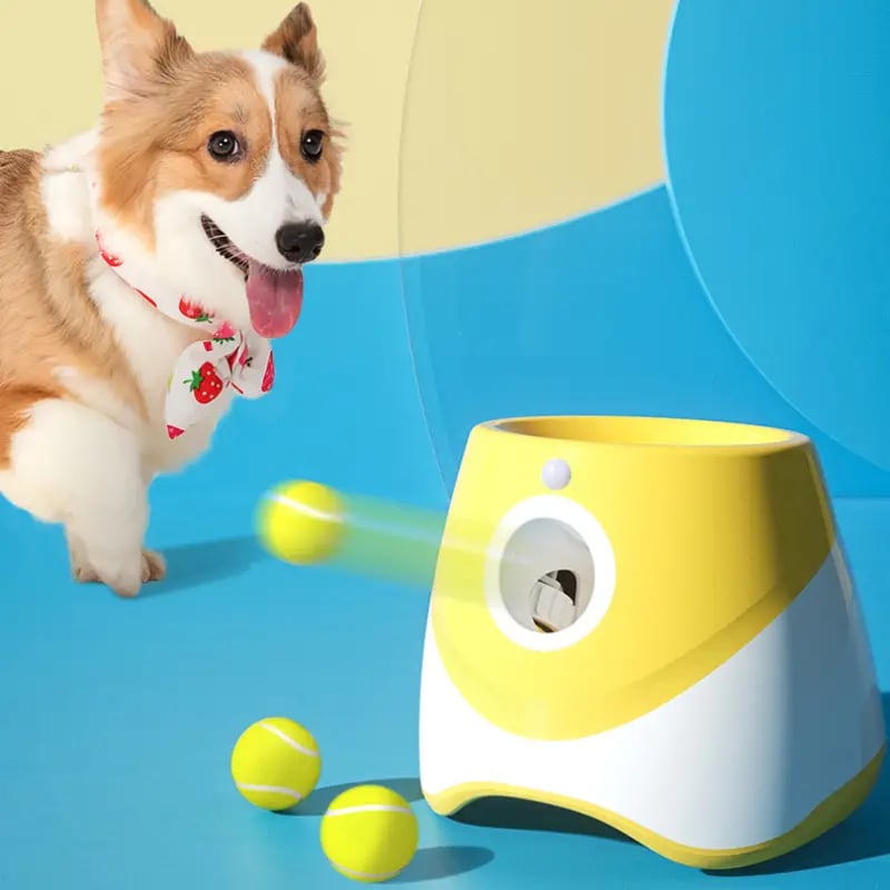 MSL Automatic Dog Ball Launcher – Interactive Tennis Ball Thrower for Pets