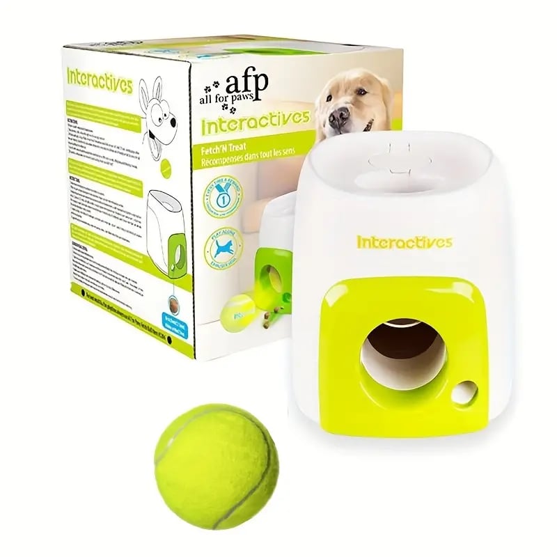 MSL Brain-Boosting Smart Dog Training Dispenser – Interactive Tennis Ball Feeder Toy