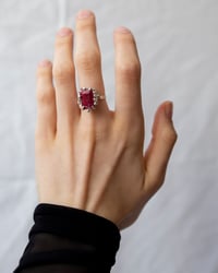 Image 1 of Coral Ruby ring