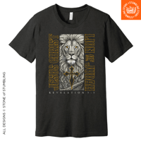 Image 3 of Lion of Judah (Revelation 5:5) Jesus Christ Unisex T-Shirt