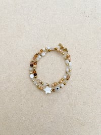 Image 1 of Bracelet double NUDE // Doré