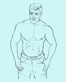 Image 8 of B&W Sketch Character Commission