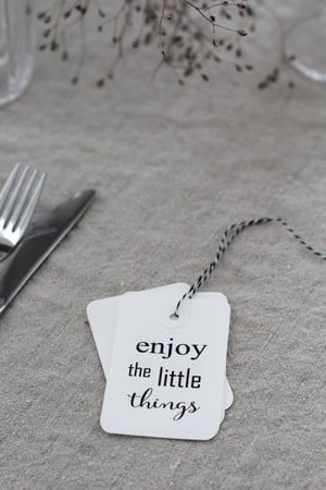 Image of Etiquette 'Enjoy the little things' (ETIKENJOY)