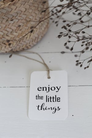 Image of Etiquette 'Enjoy the little things' (ETIKENJOY)