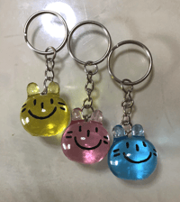 Image 2 of HAPPY CAT KEYCHAIN