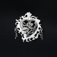 Image 1 of bee heart necklace 