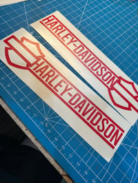 Image 2 of Old School Shield Saddlebag Decal