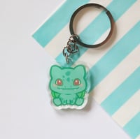 Image 2 of Kanto starter bulbasaur charmander squirtle keychain