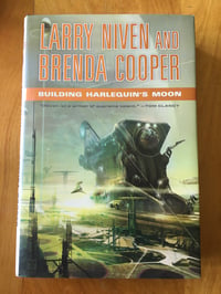 Image 1 of Larry Niven and Brenda Cooper "Building Harlequin's Moon" Hardcover #FIRST EDITION#