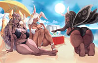 Image 4 of (TB) Large Summertime Special Deskmat (SFW, NSFW)