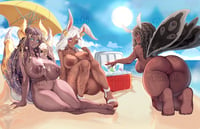 Image 5 of (TB) Large Summertime Special Deskmat (SFW, NSFW)