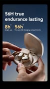 Sanag C16S Open Ear Bluetooth 5.4 Wireless Headphones, HiFi Sound TWS Earbuds, 8 Hours Playback
