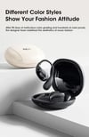 Niye 2024 OWS Earhook Sports Headset, Air Conduction Wireless Bluetooth 5.3 Headphones, TWS Earbuds 