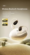 Niye 2024 OWS Earhook Sports Headset, Air Conduction Wireless Bluetooth 5.3 Headphones, TWS Earbuds 