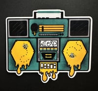 Image 1 of Boom Box Sticker
