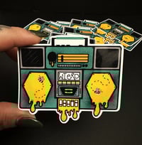 Image 2 of Boom Box Sticker