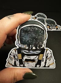 Image 2 of Drippy Spaceman Sticker