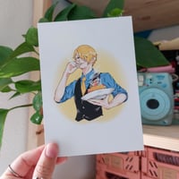 Image 1 of Sanji postcard print