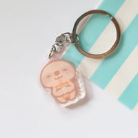 Image 3 of Boba sloth and Mochi keychain