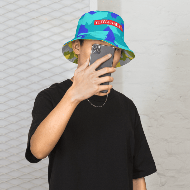 VERY TWIN Logo Reversible Bucket Hat V E R Y R A R E