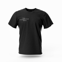 SLOGAN T-SHIRT - BLACK