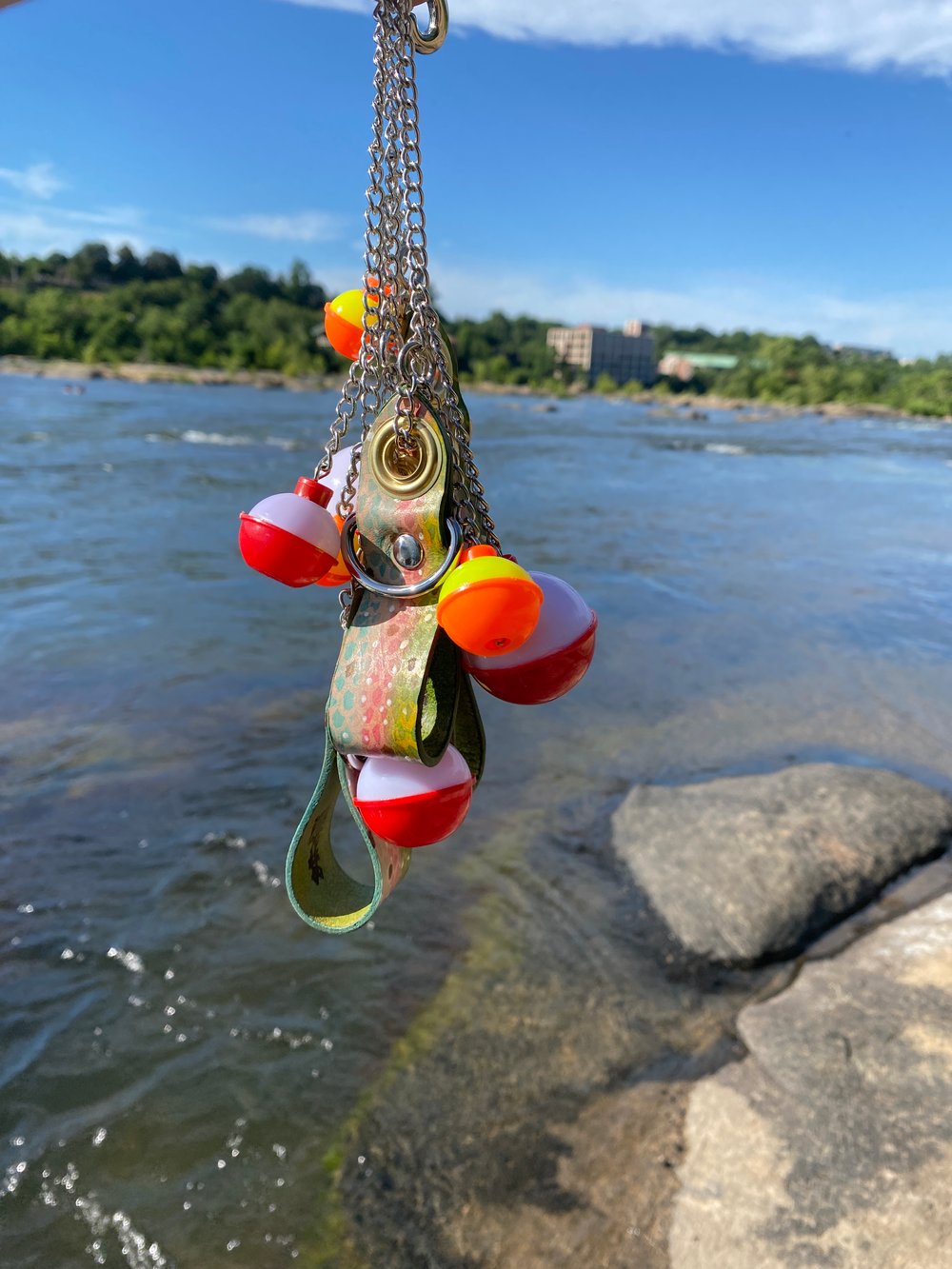 Rainbow Trout Keychain 