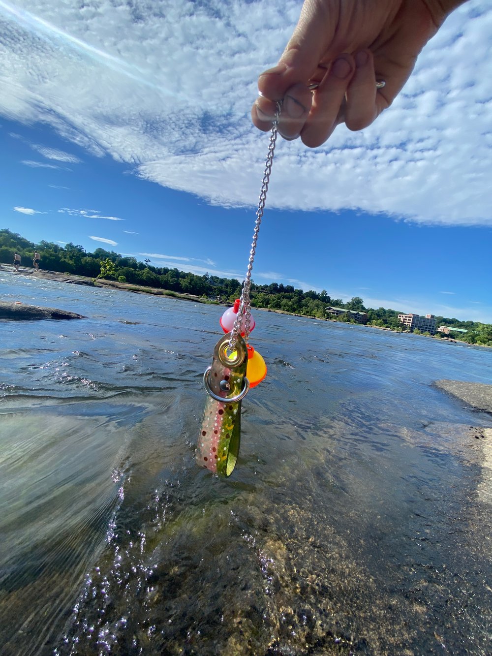 Rainbow Trout Keychain 