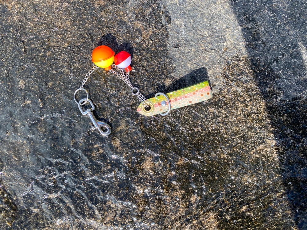 Rainbow Trout Keychain 