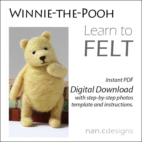 PDF Winnie-the-Pooh Felting Instructions