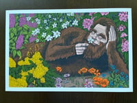 Image 2 of Bigfoot Smelling Flowers